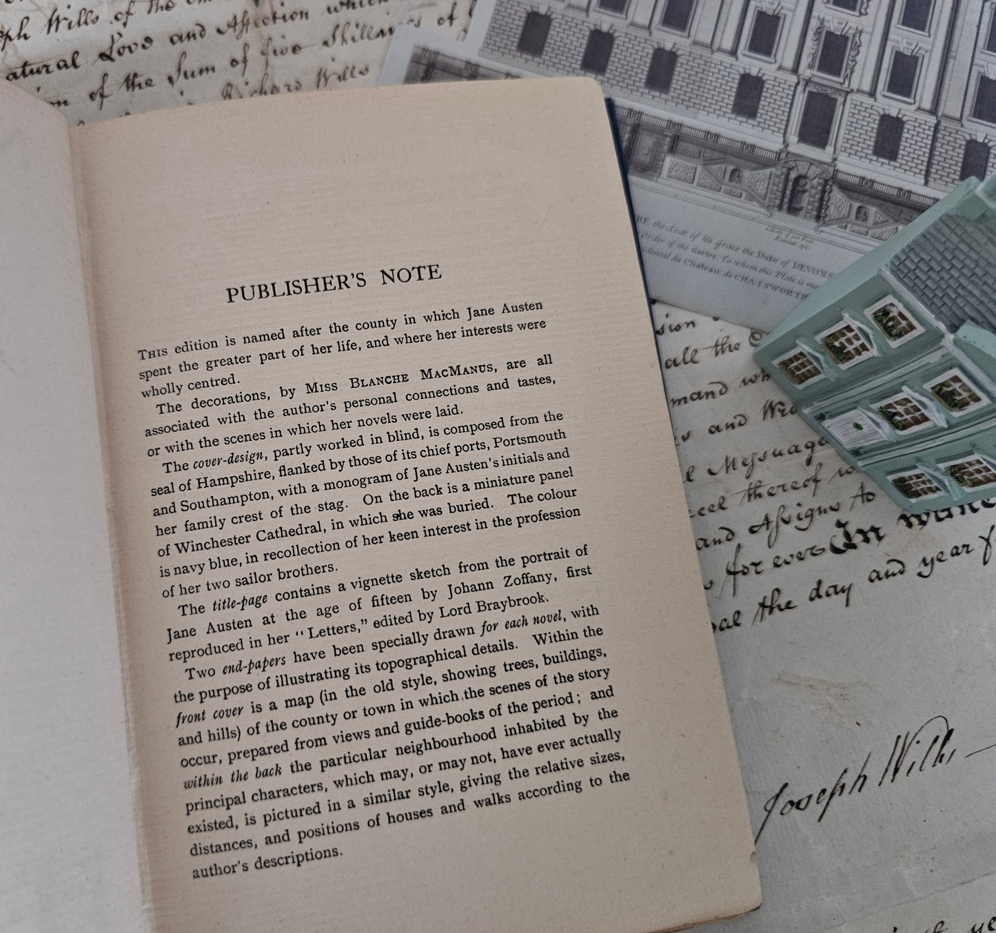 1902 Northanger Abbey by Jane Austen / The Hampshire Edition / R Brimley Johnson, London / Scarce Beautiful Antique Edition / Good Condition