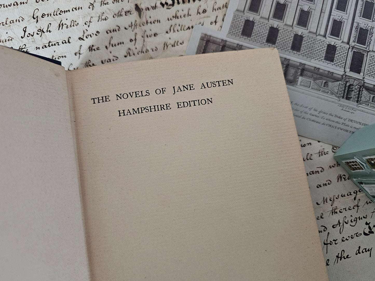 1902 Northanger Abbey by Jane Austen / The Hampshire Edition / R Brimley Johnson, London / Scarce Beautiful Antique Edition / Good Condition