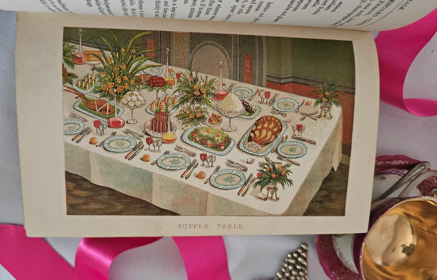 1891 Mrs Beeton's Every Day Cookery and Housekeeping Book / Ward Lock & Co., London / Richly Illustrated Including Eight Colour Plates / Box