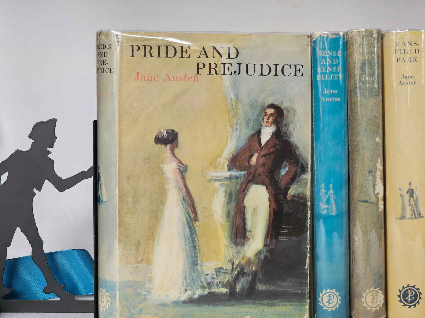 1975 Vintage Jane Austen Set in Six Volumes / The Zodiac Press, London / Pride & Prejudice, Sense and Sensibility, Emma, Persuasion etc.