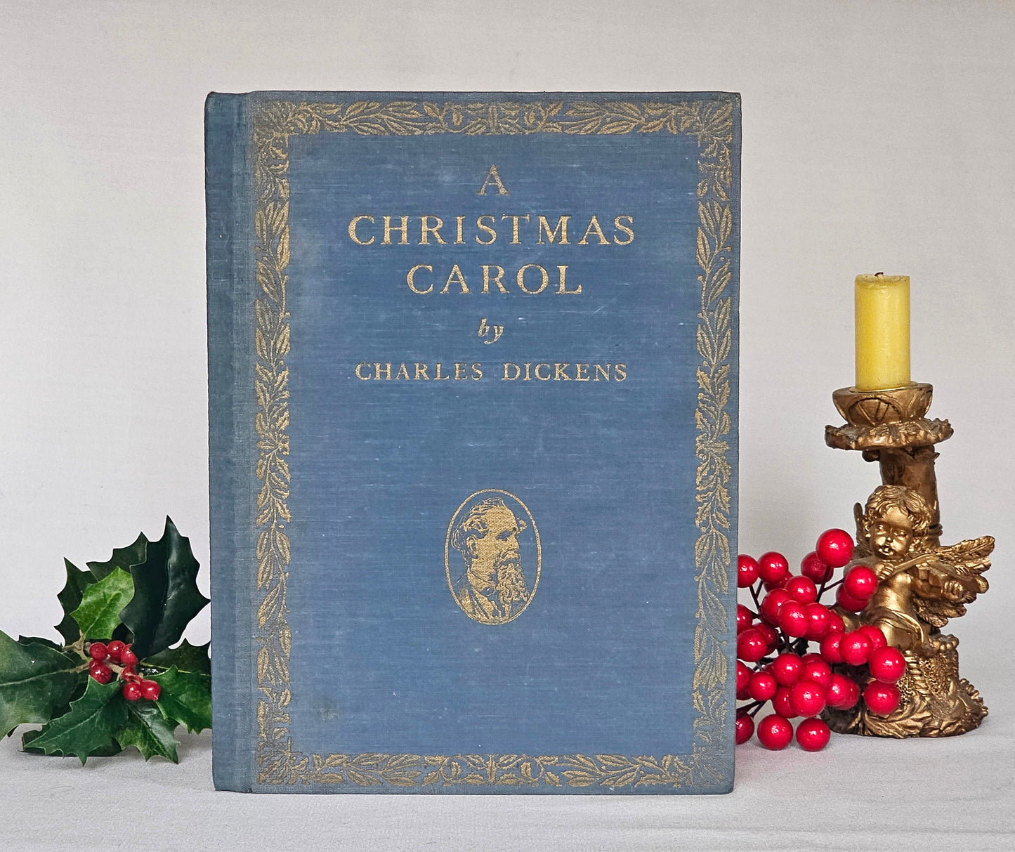 1930s A Christmas Carol by Charles Dickens / Odhams Press Ltd, London / Illustrated Large Format Vintage Edition / Scrooge