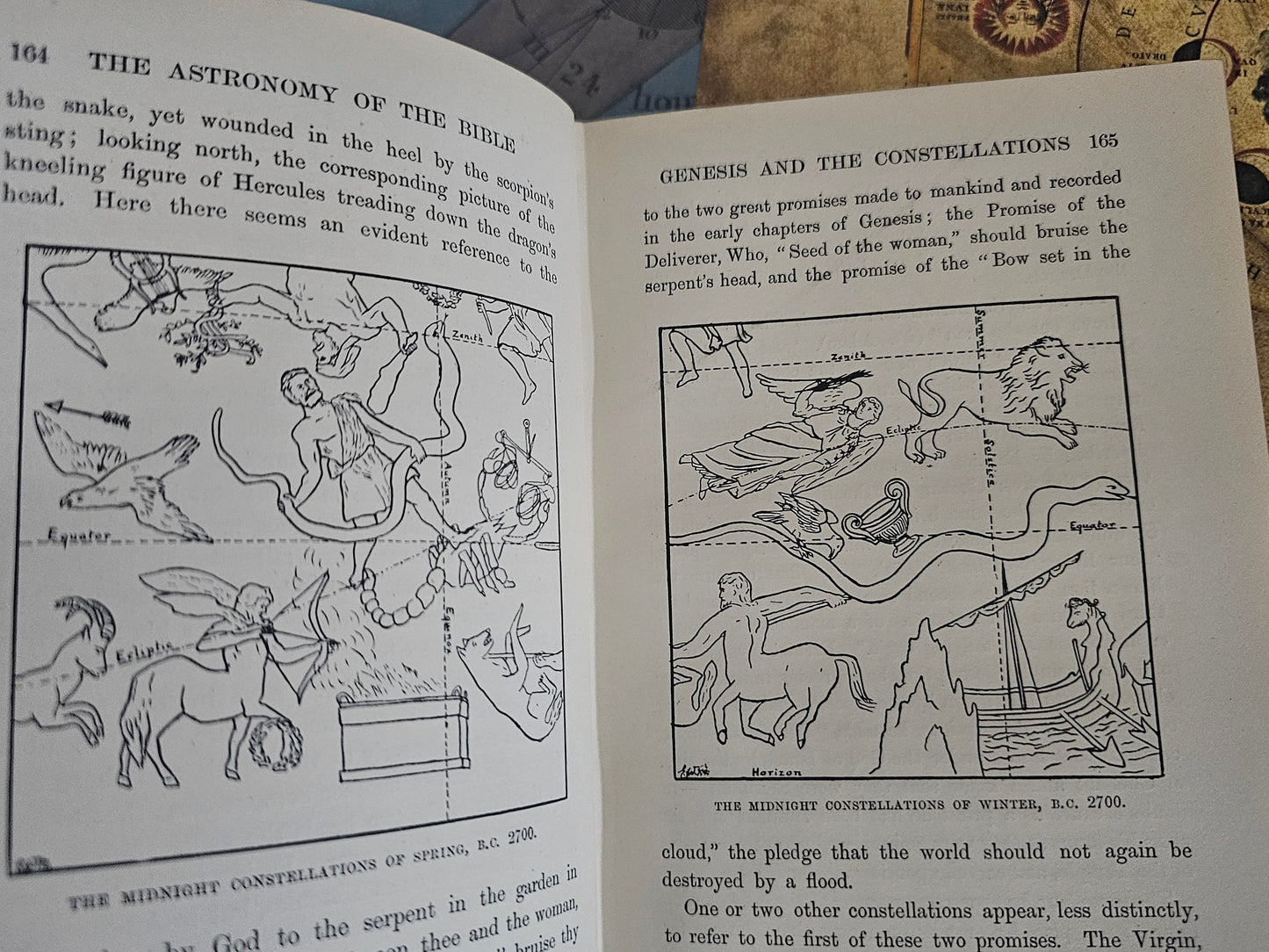 1908 The Astronomy of the Bible by E Walter Maunder / A Commentary on the Astronomical References of Holy Scripture / 34 BW Illustrations