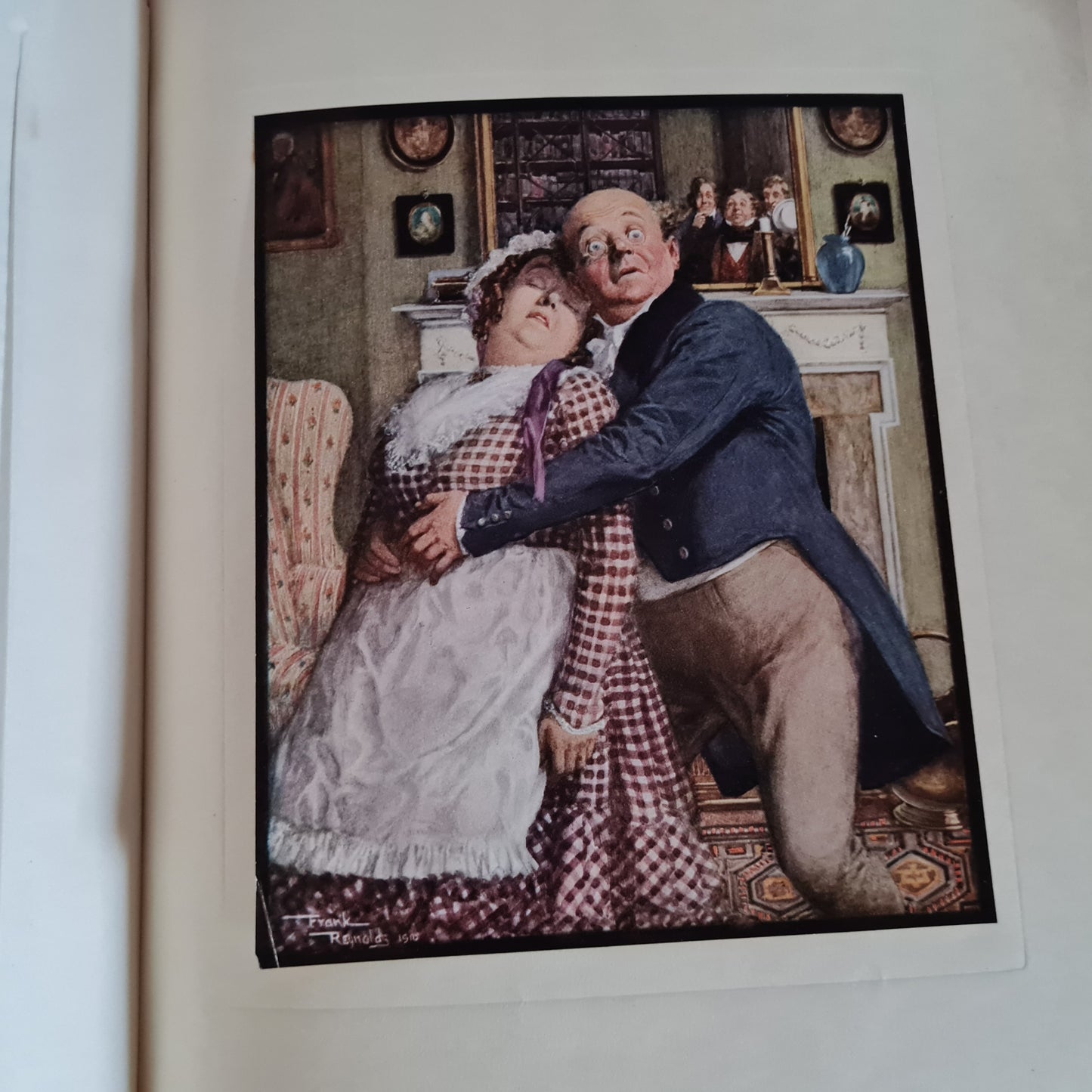 1920 Mr Pickwick by Charles Dickens / Pages From the Pickwick Papers / Beautifully Illustrated by Frank Reynolds / Good Condition LARGE Book