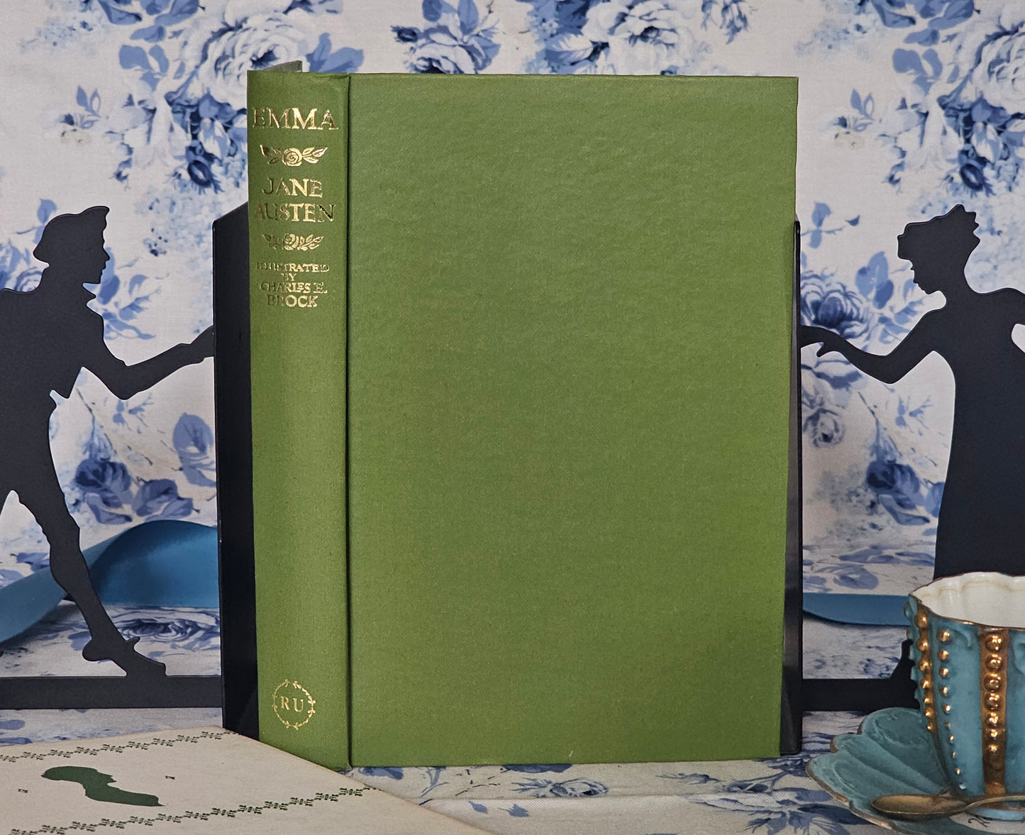 1950 Emma by Jane Austen / Reader's Union, JM Dent & Sons London / Sixteen Colour Plates by CE Brock / Dust Wrapper / Good Vintage Condition