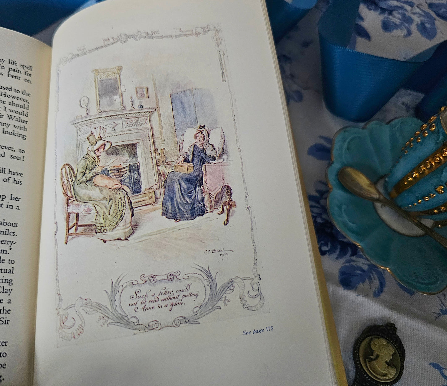 1950 Persuasion by Jane Austen / Reader's Union, JM Dent & Sons London / Sixteen Colour Plates by CE Brock / Dust Wrapper / Good Condition