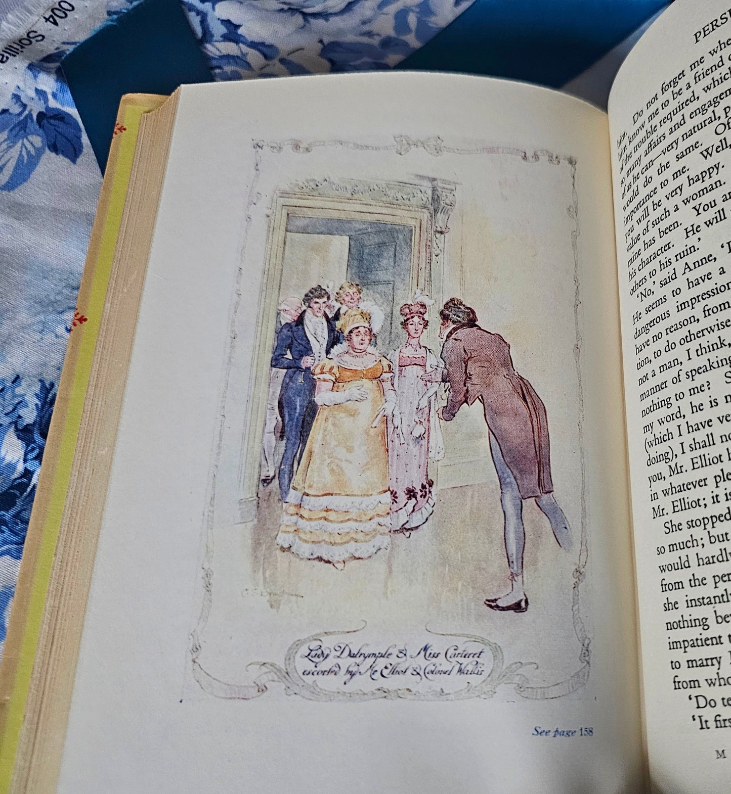 1950 Persuasion by Jane Austen / Reader's Union, JM Dent & Sons London / Sixteen Colour Plates by CE Brock / Dust Wrapper / Good Condition