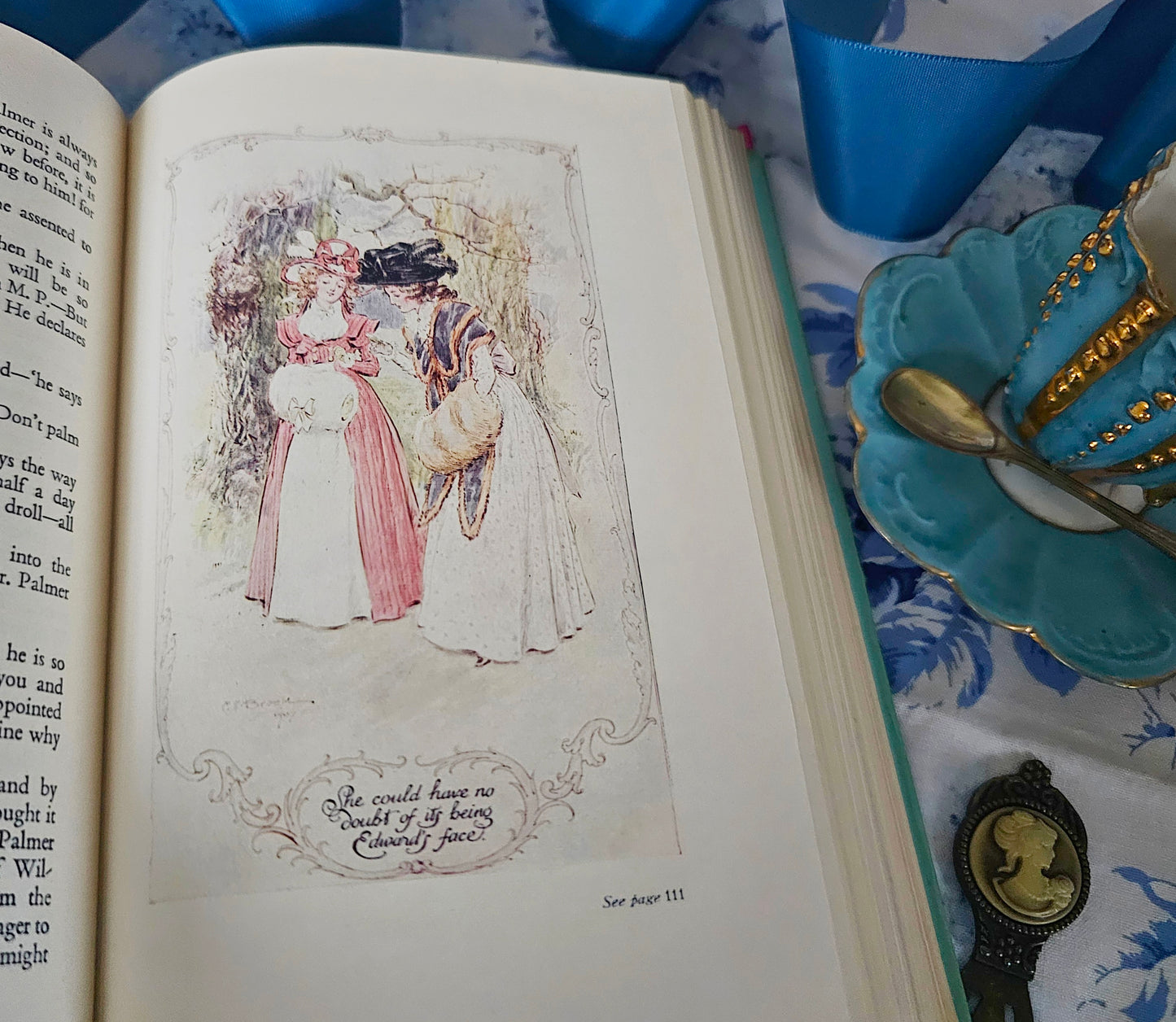 1950 Sense and Sensibility by Jane Austen / Reader's Union, JM Dent & Sons London / Sixteen Colour Plates by CE Brock / Dust Wrapper