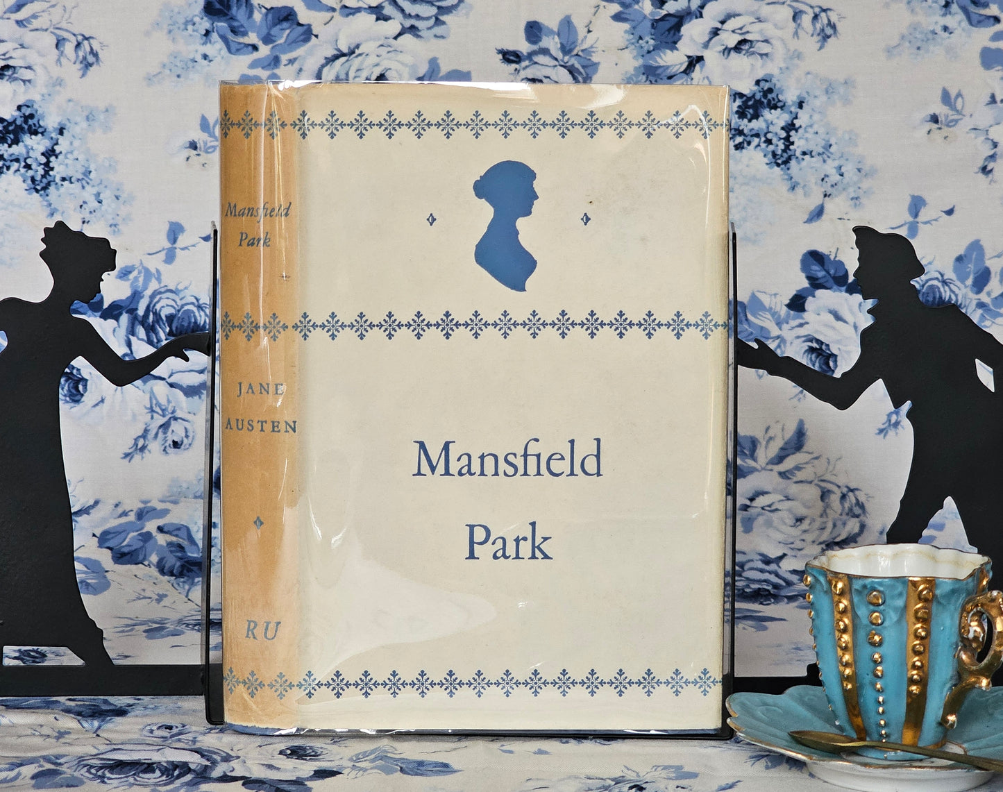 1950 Mansfield Park by Jane Austen / Reader's Union JM Dent & Sons London / Sixteen Colour Plates by CE Brock / Dust Jacket / Good Condition