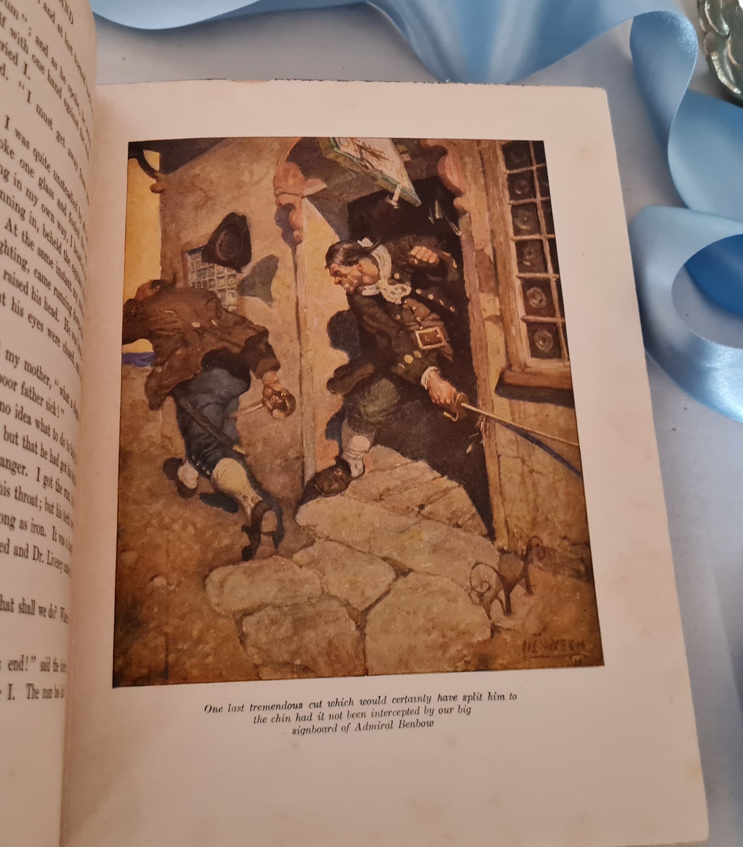 1911 Treasure Island by Robert Louis Stevenson / 1911 First Edition Thus / Cassell & Co., London / Illustrated in Colour by NC Wyeth