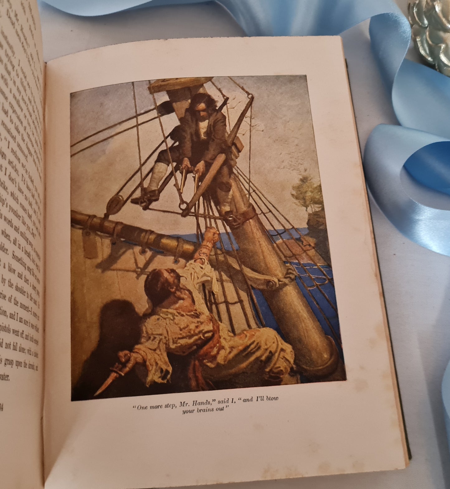 1911 Treasure Island by Robert Louis Stevenson / 1911 First Edition Thus / Cassell & Co., London / Illustrated in Colour by NC Wyeth