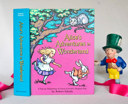 2003 Alice's Adventures in Wonderland  / Beautiful Vintage Pop-Up Book by Sabuda / Simon & Schuster, London / In Excellent Condition