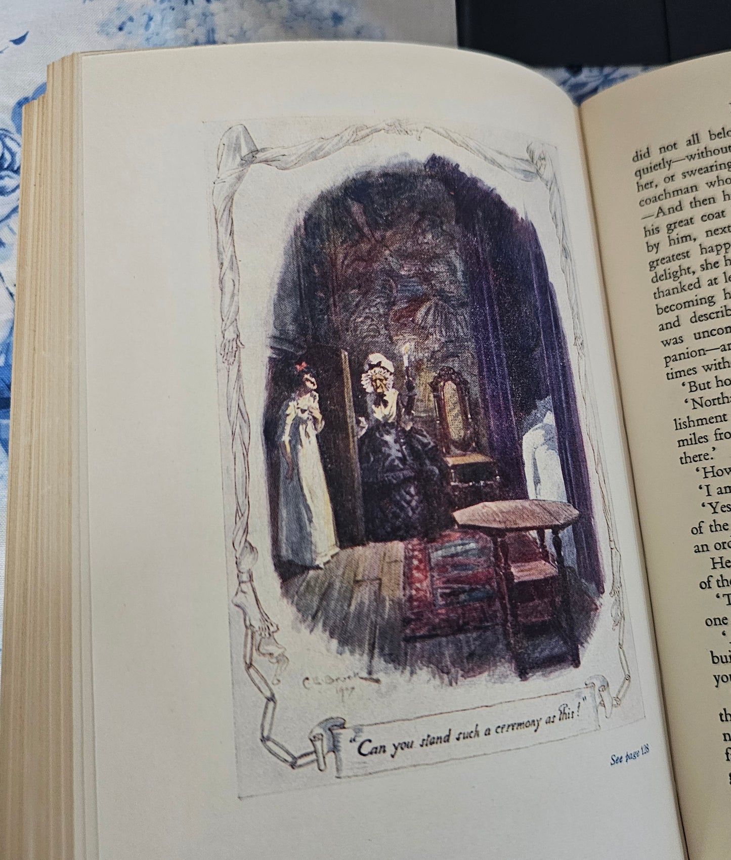 1950 Northanger Abbey by Jane Austen / Reader's Union JM Dent & Sons London / Sixteen Colour Plates by CE Brock / In Very Good Condition