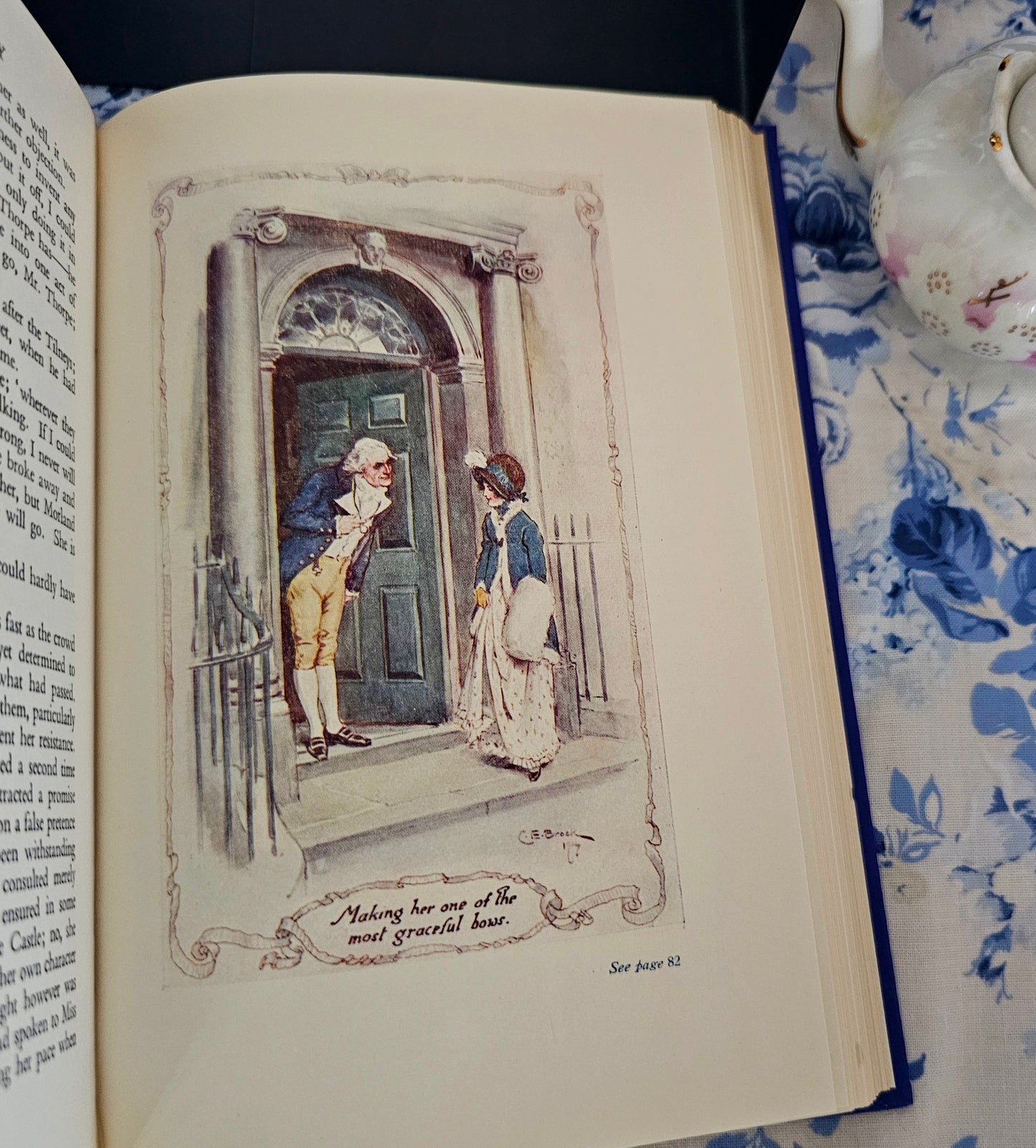 1950 Northanger Abbey by Jane Austen / Reader's Union JM Dent & Sons London / Sixteen Colour Plates by CE Brock / In Very Good Condition