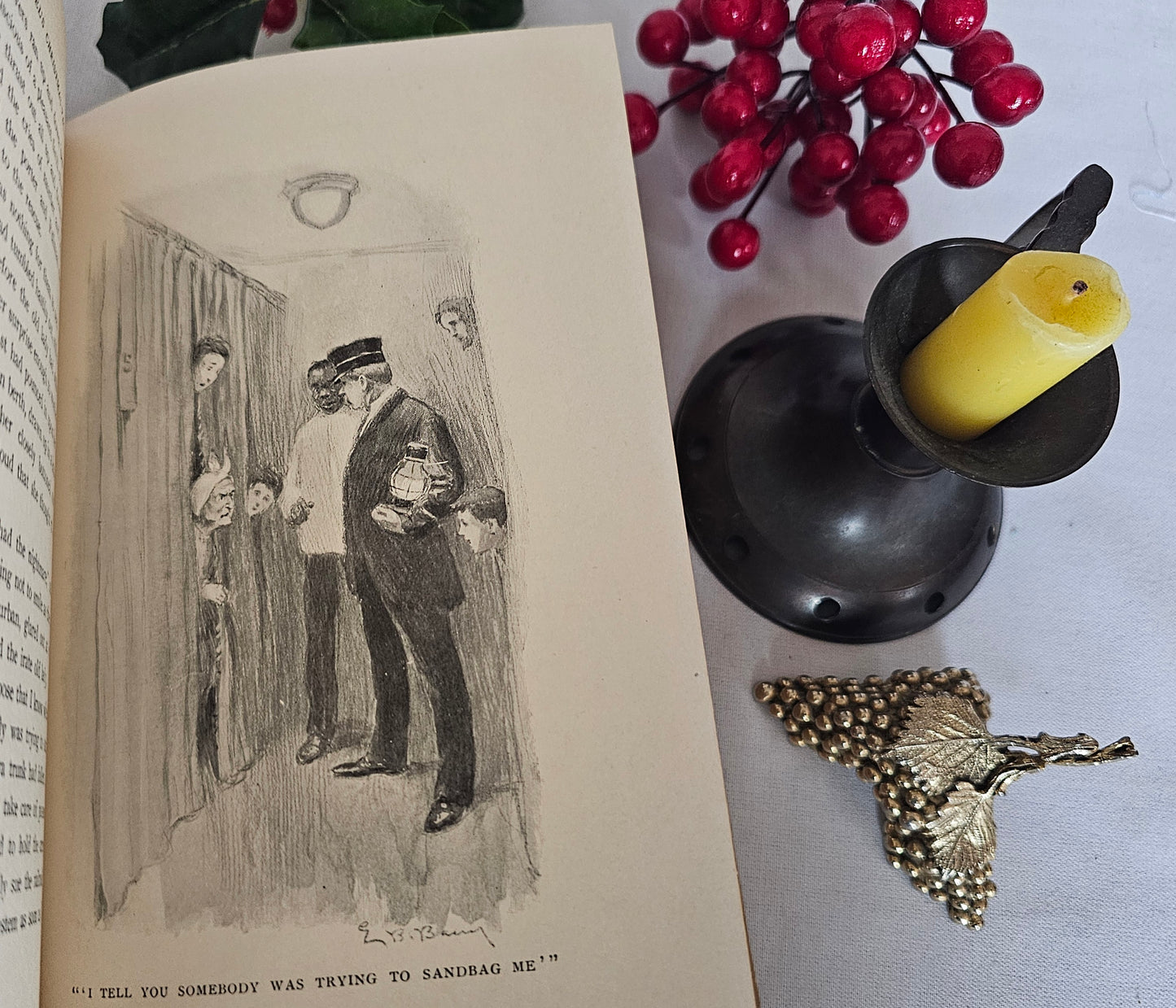 1905 The Little Colonel's Christmas Vacation by Annie Fellows Johnston / Page Company, Boston / Charming Antique Book in Very Good Condition