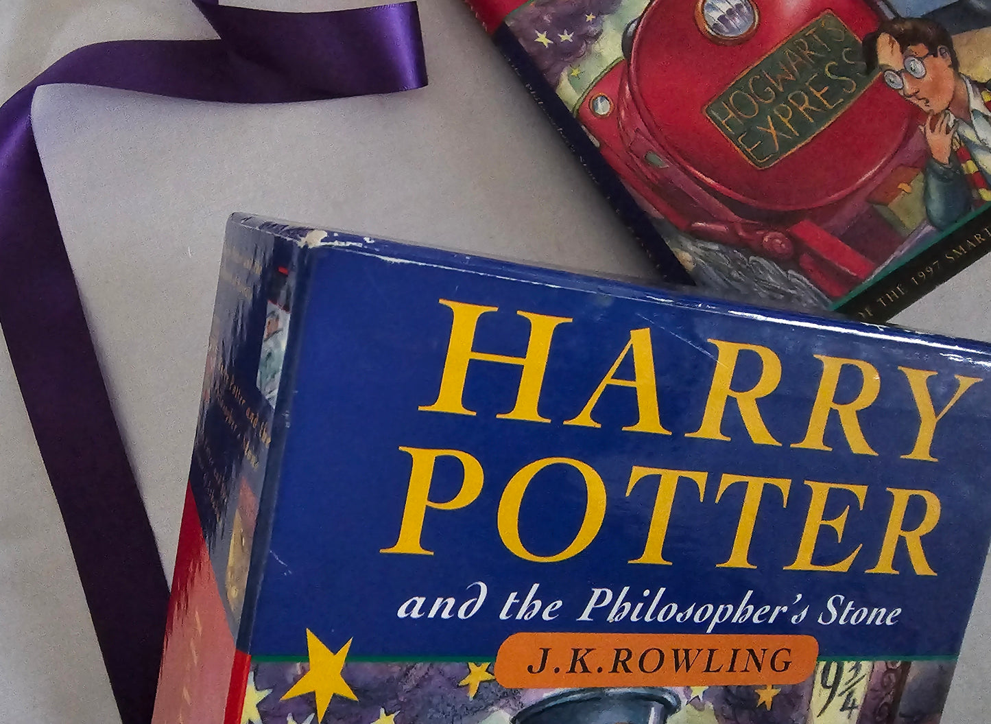 Collector's Harry Potter Three Book Set / Early Hardbacks / 1999 Bloomsbury, London / Very Good Condition / Slipcase Box / First Three Books