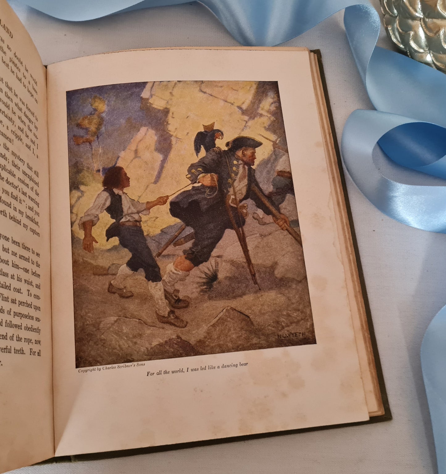 1911 Treasure Island by Robert Louis Stevenson / 1911 First Edition Thus / Cassell & Co., London / Illustrated in Colour by NC Wyeth
