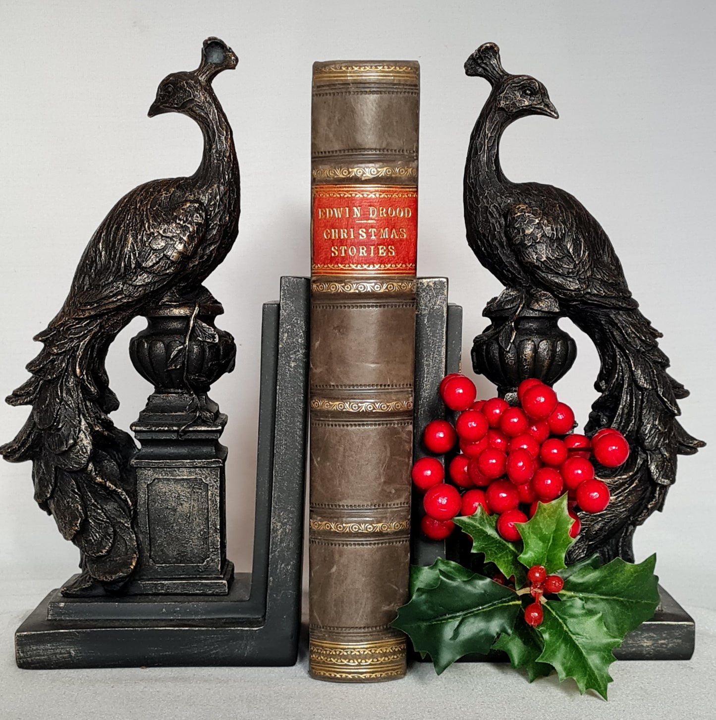 1880 Christmas Stories by Charles Dickens also Bound With The Mystery of Edwin Drood etc. / NOT A Christmas Carol / Illustrated Antique Book