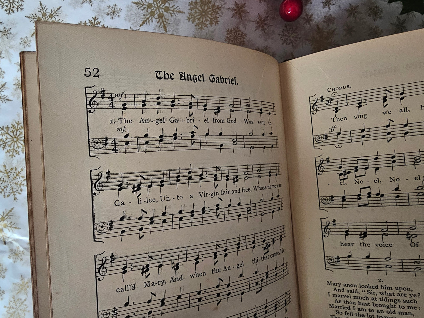 1890s Christmas Carols New and Old / Novello & Company Ltd / Collection of Music and Words To Seventy Carols / Antique Christmas Carols Book