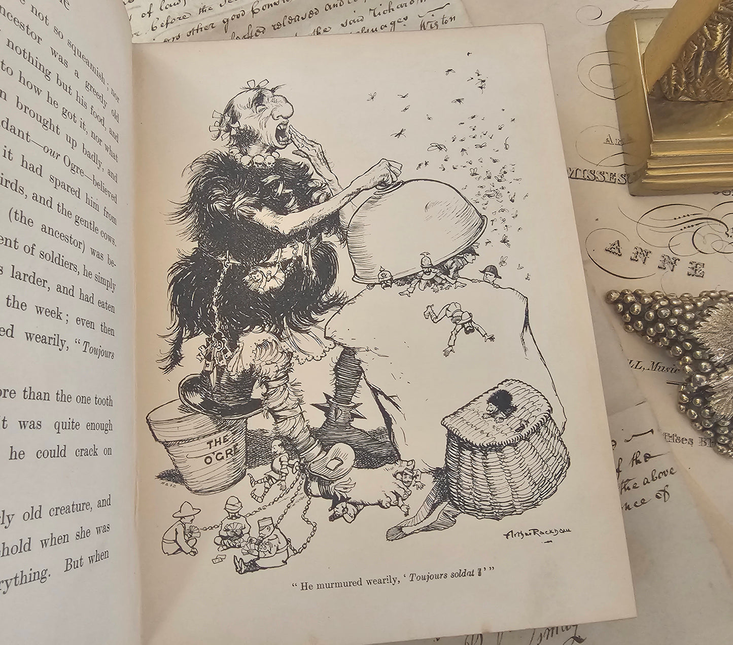 1903 Littledom Castle and Other Tales by Mrs MH Spielmann / Author's Presentation Copy - With Dedication to her Brother / Many Illustrations