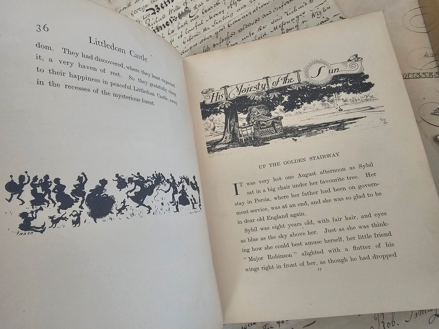 1903 Littledom Castle and Other Tales by Mrs MH Spielmann / Author's Presentation Copy - With Dedication to her Brother / Many Illustrations