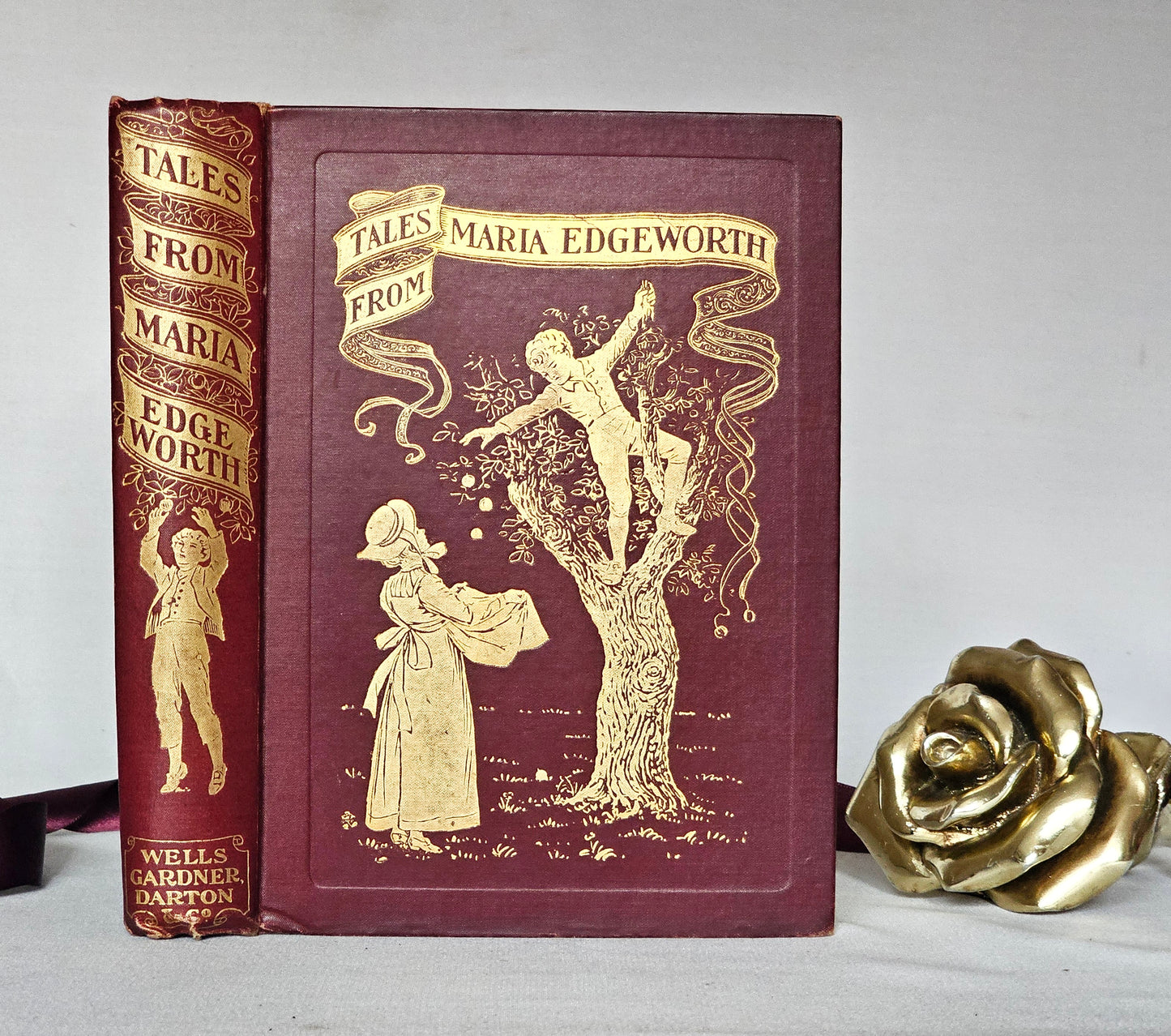 1903 Tales From Maria Edgeworth / Wells Gardner, Darton & Co., London / Lovely Antique Copy / Clean and Bright / Illustrated by Hugh Thomson