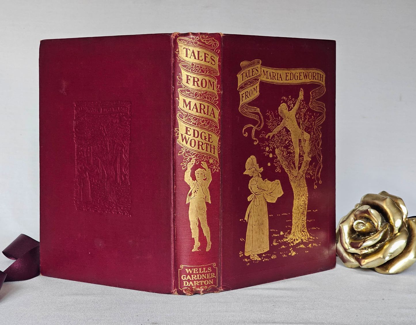 1903 Tales From Maria Edgeworth / Wells Gardner, Darton & Co., London / Lovely Antique Copy / Clean and Bright / Illustrated by Hugh Thomson