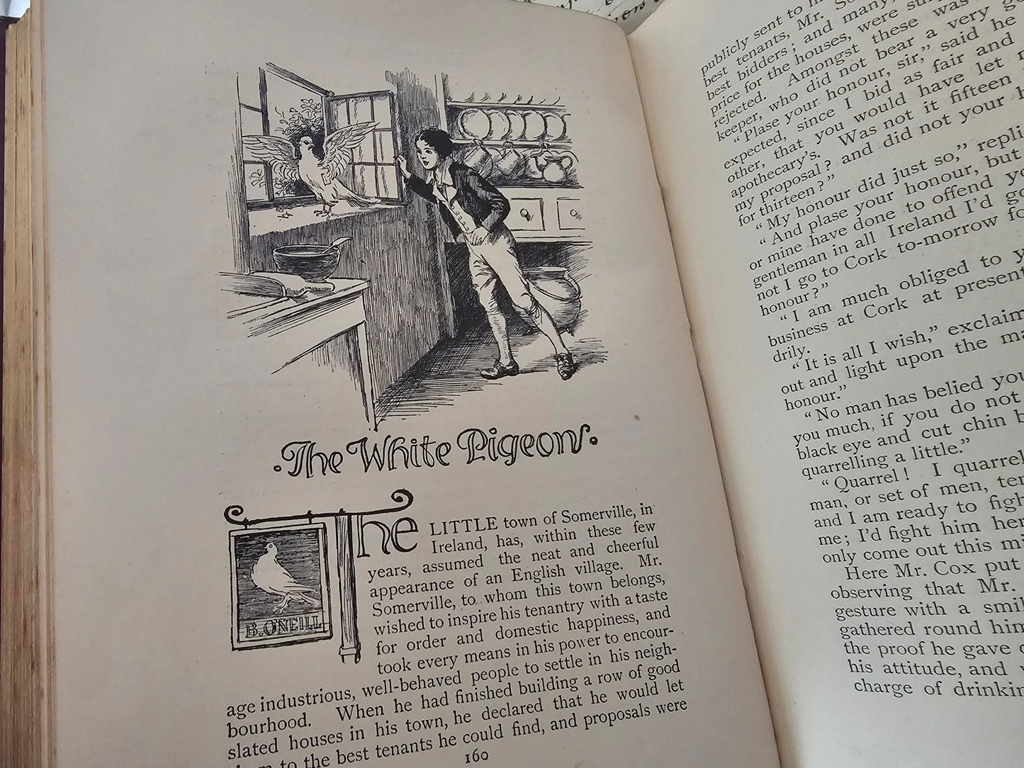 1903 Tales From Maria Edgeworth / Wells Gardner, Darton & Co., London / Lovely Antique Copy / Clean and Bright / Illustrated by Hugh Thomson