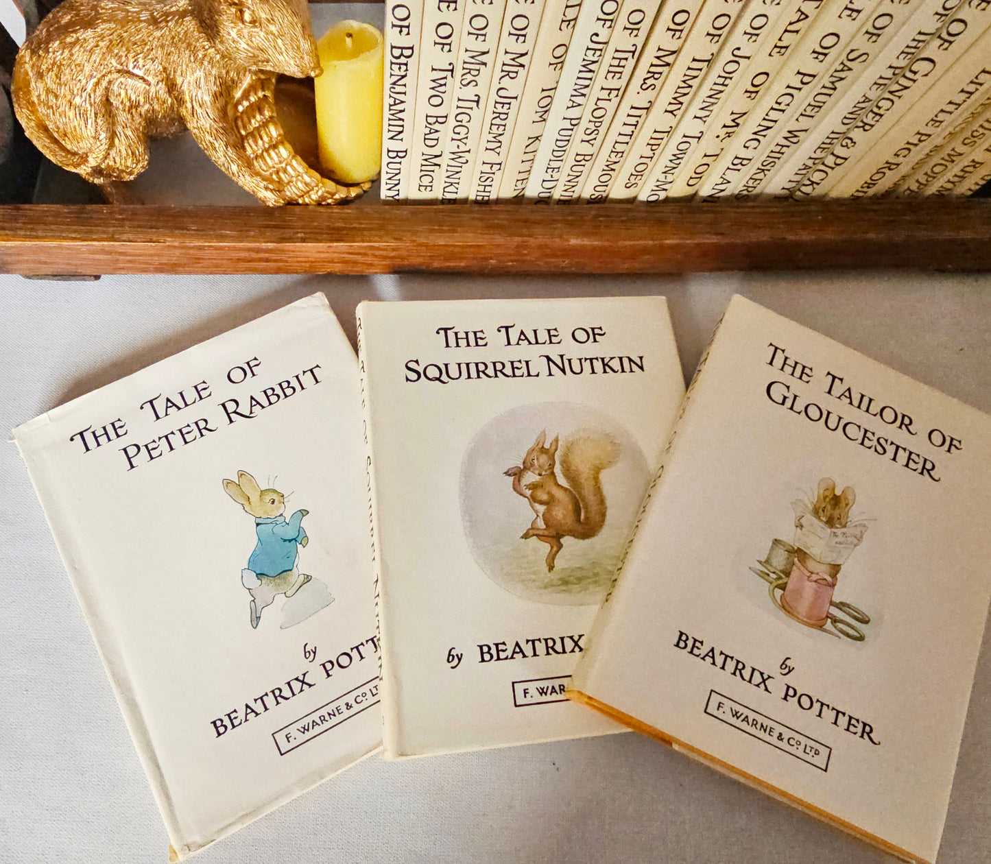 1974 Beatrix Potter Vintage Collection / 23 Hardback Pocket-Sized Books In Very Good Condition / Peter Rabbit Books, Mrs Tiggy Winkle etc.