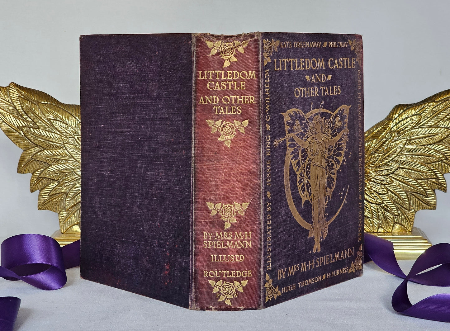 1903 Littledom Castle and Other Tales by Mrs MH Spielmann / Author's Presentation Copy - With Dedication to her Brother / Many Illustrations