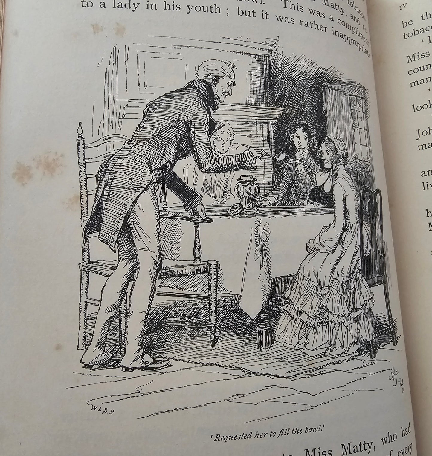 1898 Cranford by Elizabeth Gaskell / Macmillan & Co, London / Delightfully Illustrated by Hugh Thomson / Antique Book in Good Condition