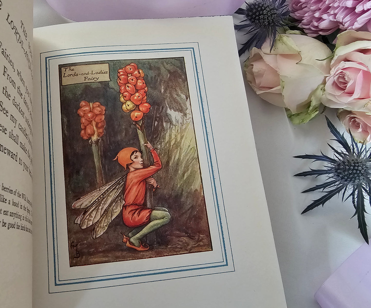 1927 FIRST EDITION The Book of the Flower Fairies, Poems and Pictures by Cicely Mary Barker / Blackie & Son Ltd London / In Good Condition