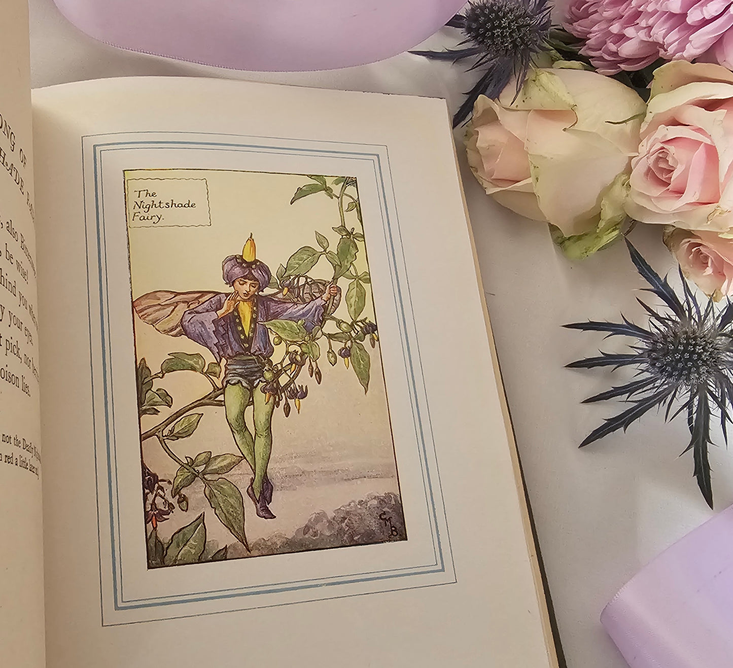 1927 FIRST EDITION The Book of the Flower Fairies, Poems and Pictures by Cicely Mary Barker / Blackie & Son Ltd London / In Good Condition