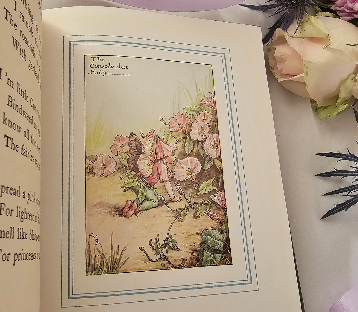 1927 FIRST EDITION The Book of the Flower Fairies, Poems and Pictures by Cicely Mary Barker / Blackie & Son Ltd London / In Good Condition