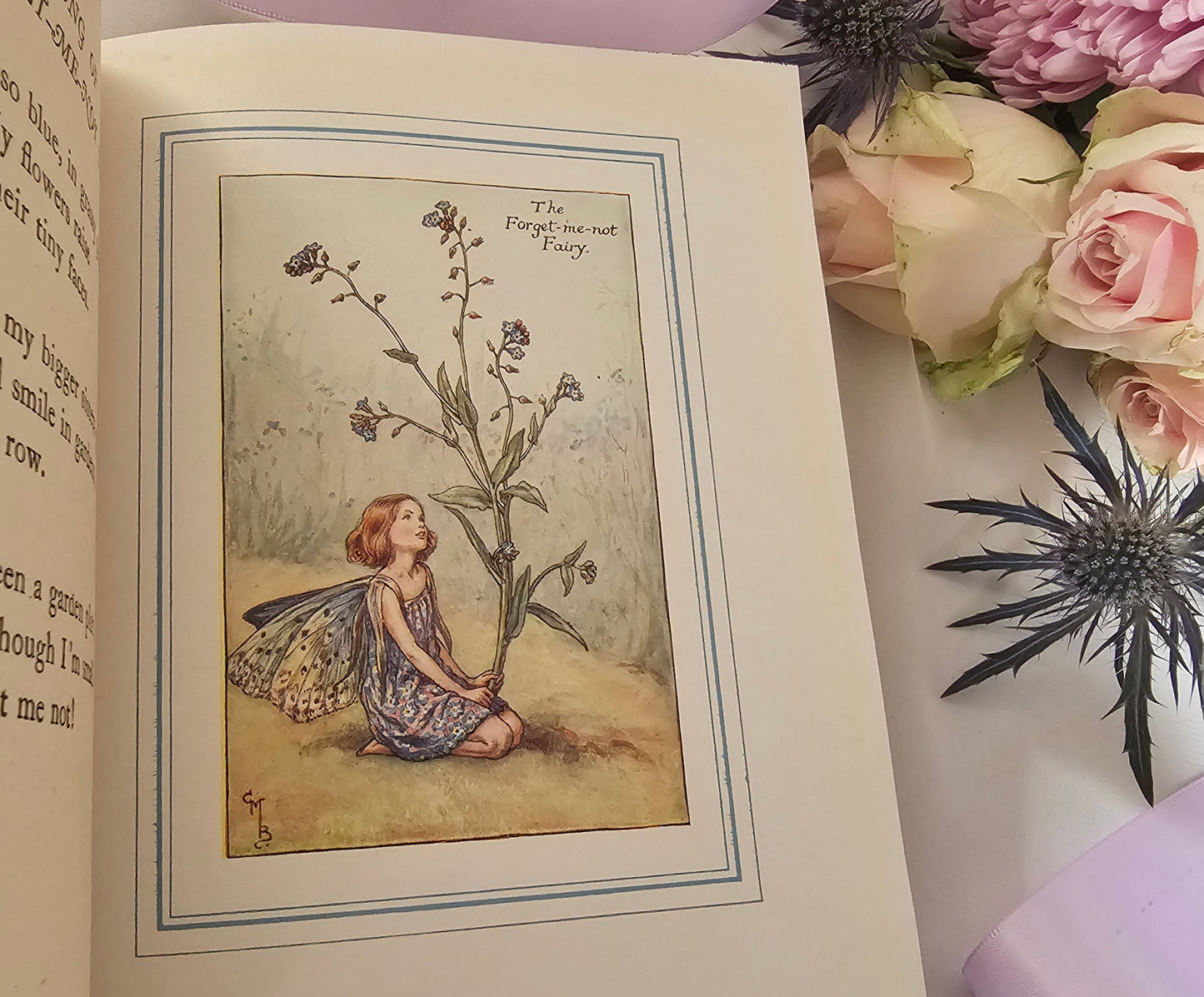 1927 FIRST EDITION The Book of the Flower Fairies, Poems and Pictures by Cicely Mary Barker / Blackie & Son Ltd London / In Good Condition