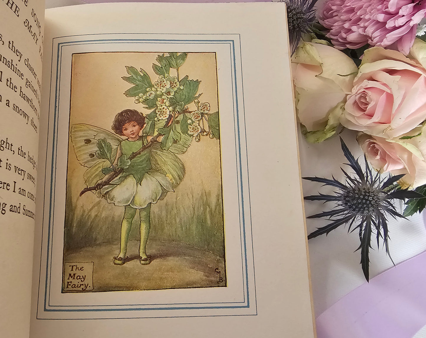 1927 FIRST EDITION The Book of the Flower Fairies, Poems and Pictures by Cicely Mary Barker / Blackie & Son Ltd London / In Good Condition