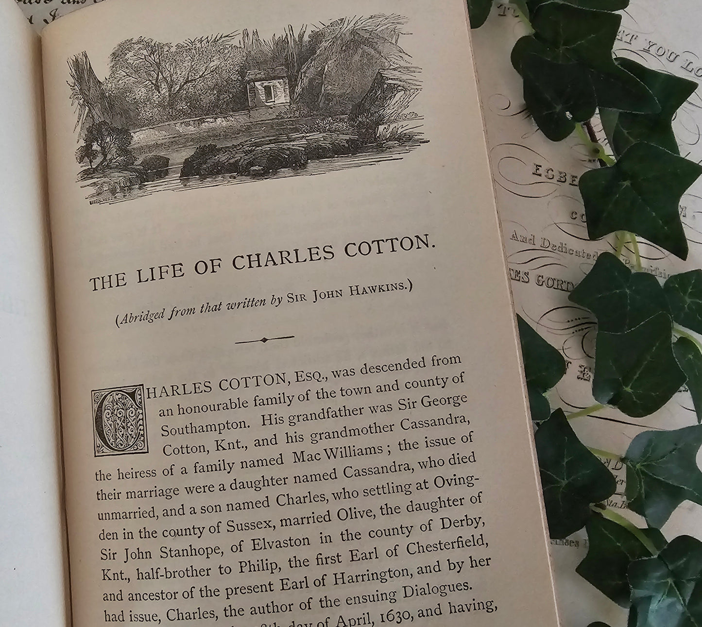 1890s The Complete Angler by Izaac Walton and Charles Cotton / Warne & Co., London / Richly Illustrated / Antique Classic Fishing Book