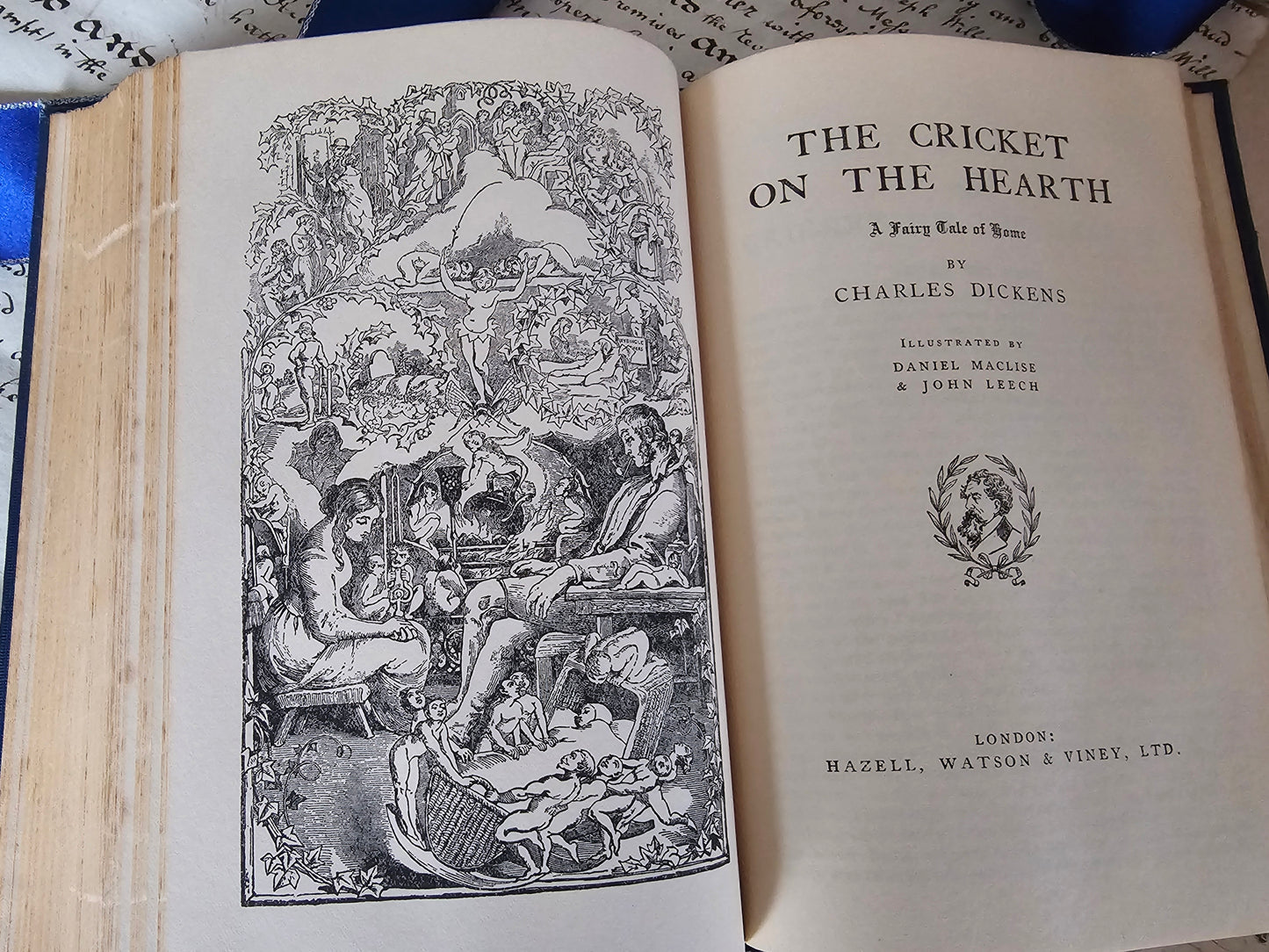 A Tale of Two Cities and A Christmas Carol by Charles Dickens / 1930s Illustrated / 5 Dickens Christmas Novellas / In Good Vintage Condition