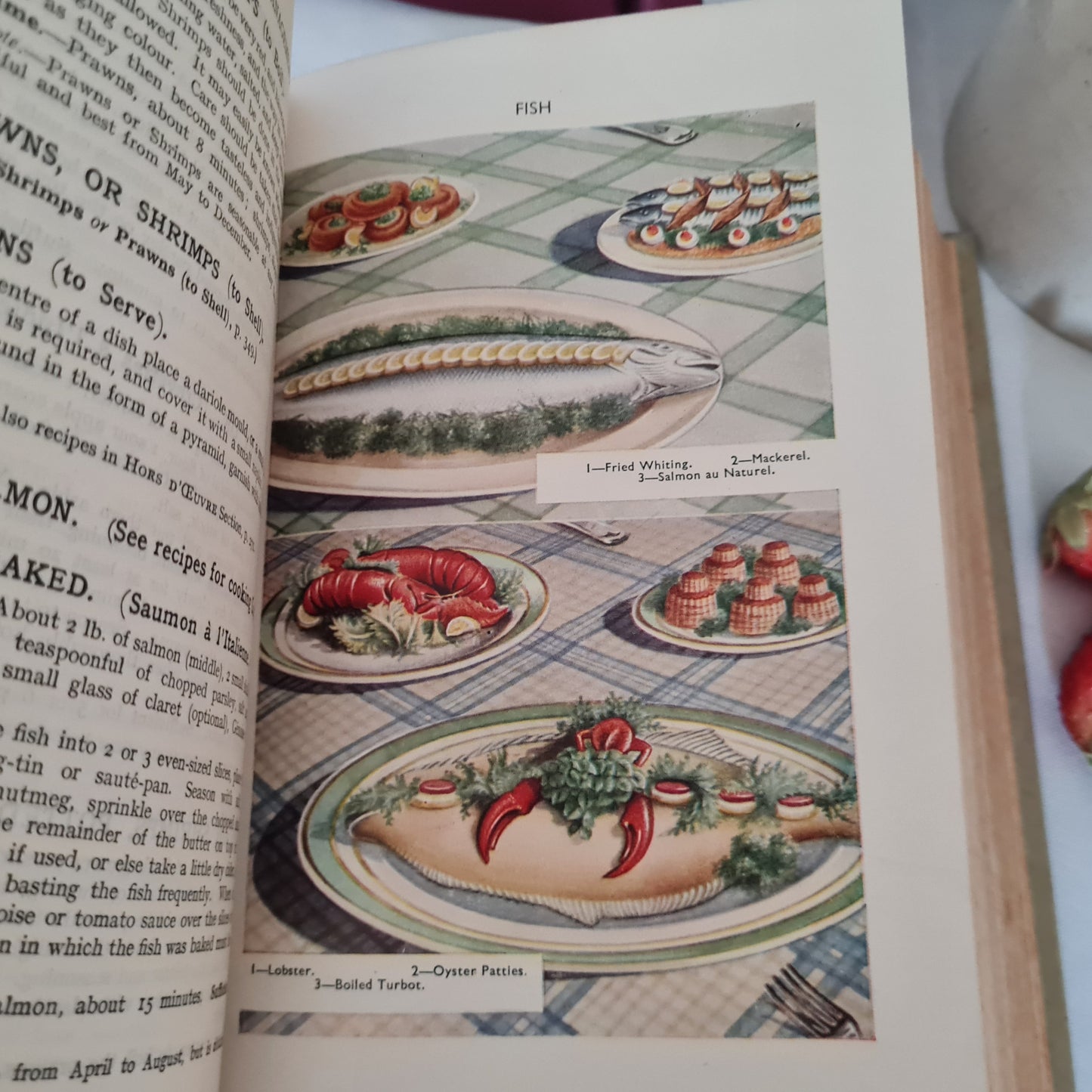 1949 Mrs Beeton's Household Management A Complete Cookery Book / Ward Lock & Co. / Vintage Book / In Excellent Condition / 16 Colour Plates