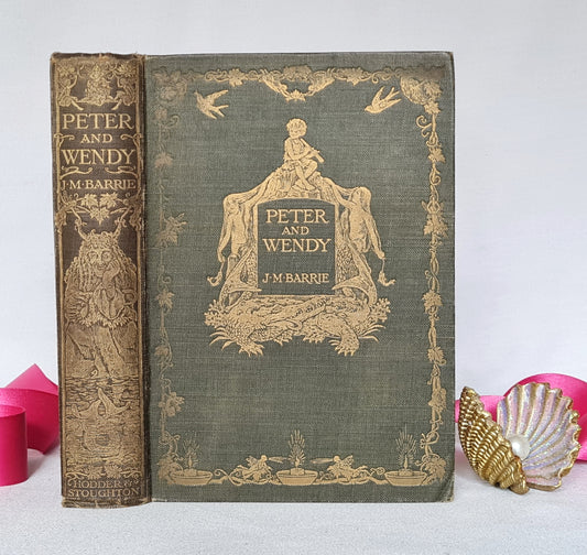 1911 FIRST EDITION Peter and Wendy by JM Barrie / Hodder & Stoughton, London / True First Edition, Thirteen Illustrations / In Good Condition