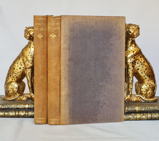 1810 and 1815 From the Years of First Publication / Two Extremely Early Copies of Sir Walter Scott's Lady of the Lake and Lord of the Isles