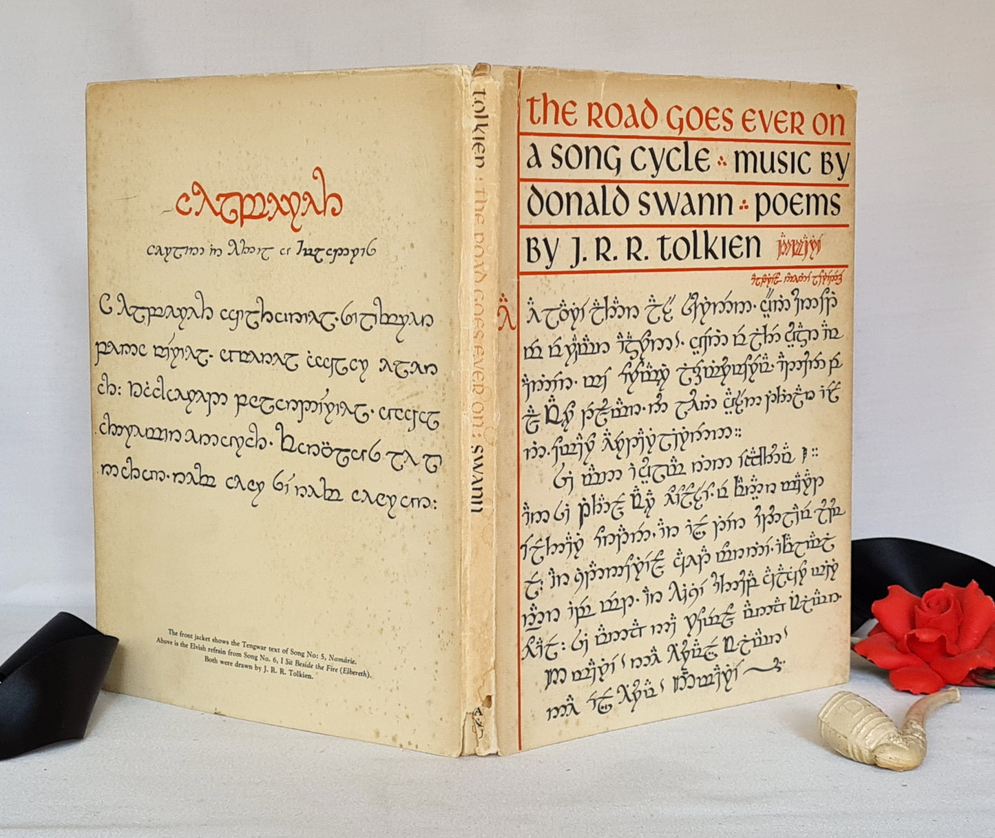 1968 Scarce FIRST EDITION Copy of The Road Goes Ever On - A Song Cycle / Music By Donald Swann and Poems by JRR Tolkien / Lord of Rings etc.