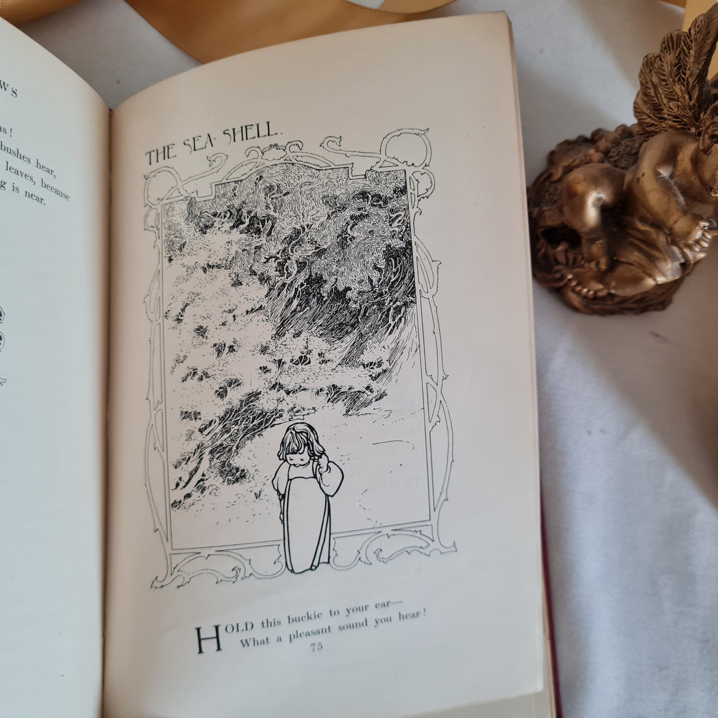 1896 The Child World by Gabriel Setoun / 1st Edition / Beautifully Book of Children's Poetry / Art Nouveau Illustrations by Charles Robinson