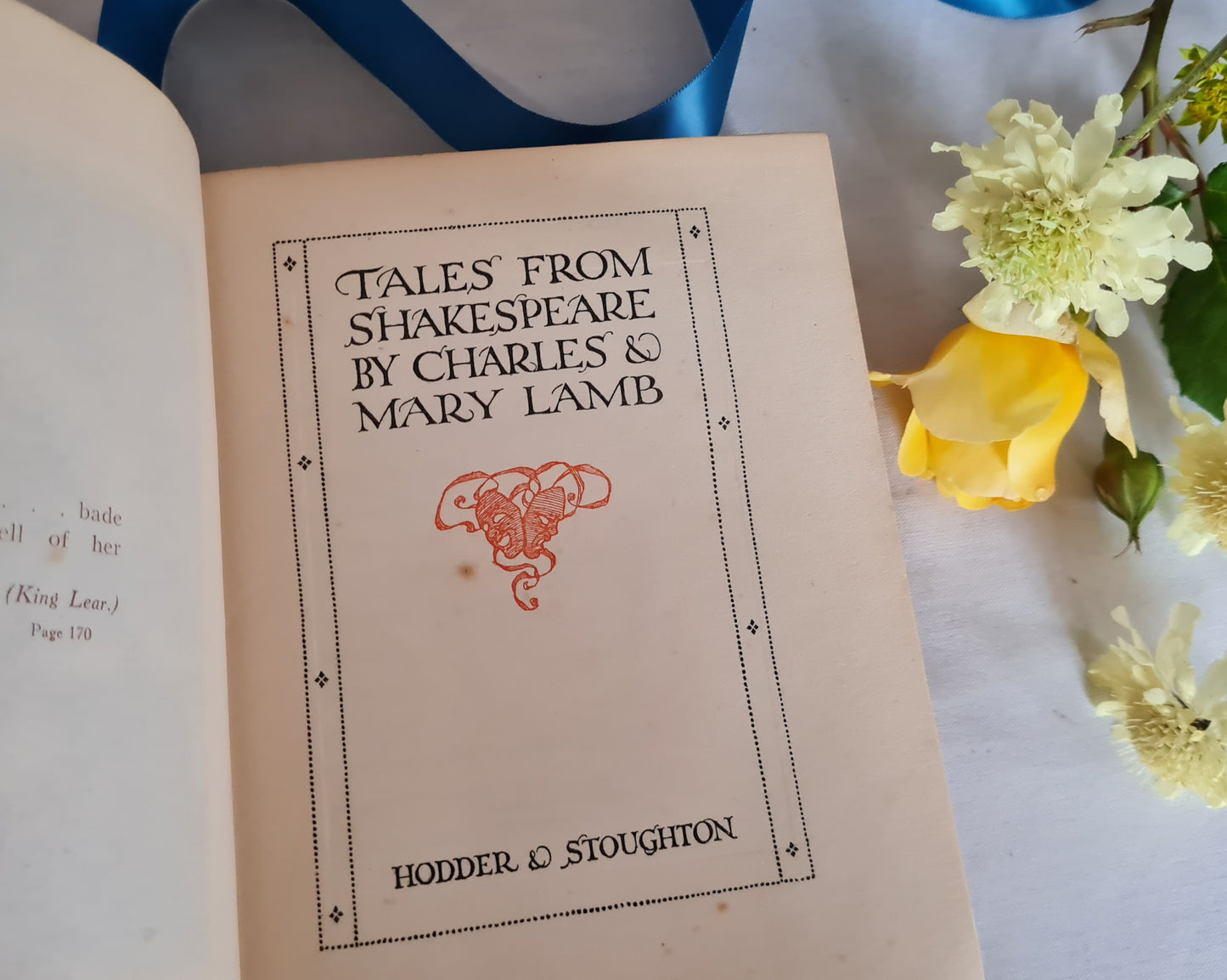 c1910 Tales From Shakespeare by Charles and Mary Lamb / Hodder & Stoughton, Ltd London / 16 Beautiful Colour Plates / In Good Condition