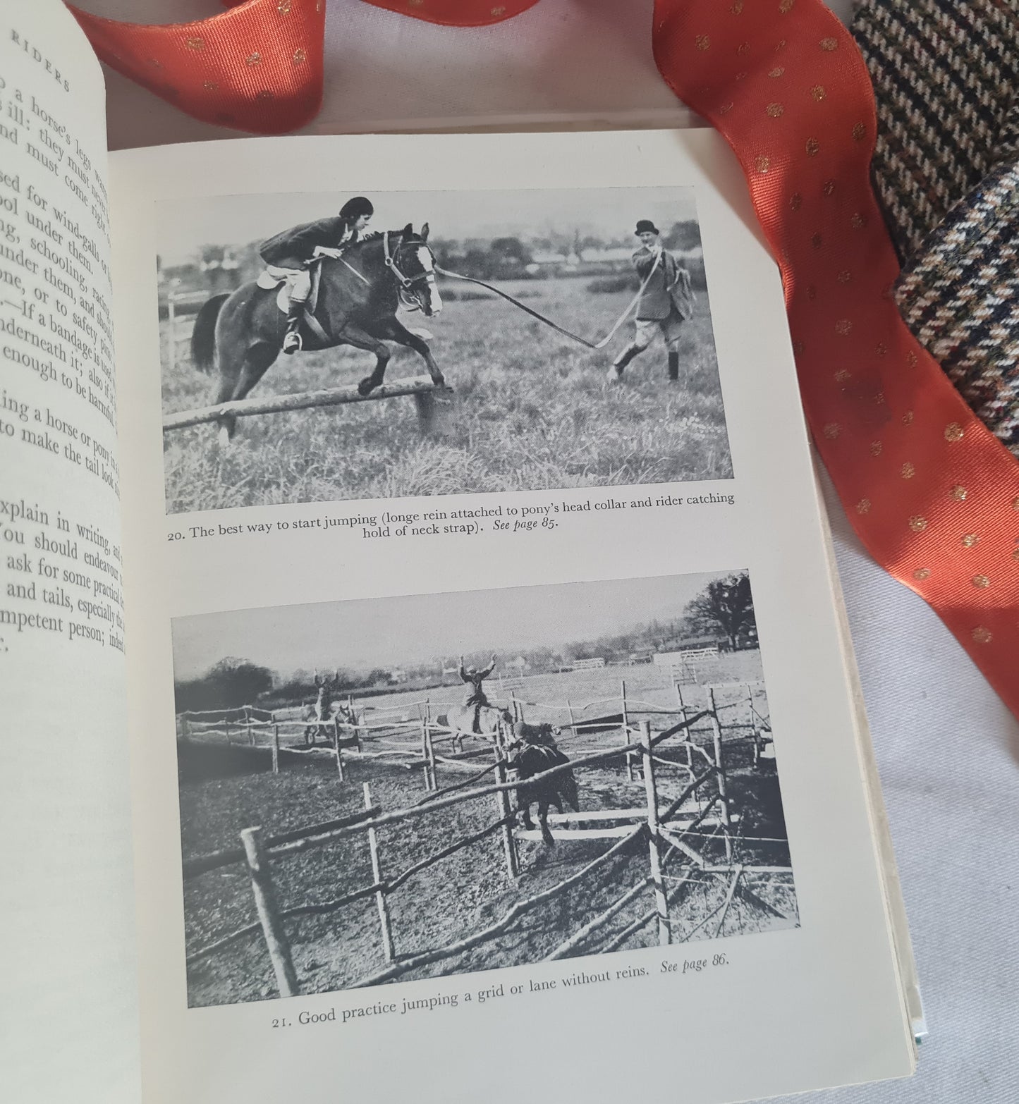 1948 Ponies and Riders A Book of Instruction For Young Riders by Mrs Victoria Hurst / Collins, London / Richly Illustrated / Vintage Book