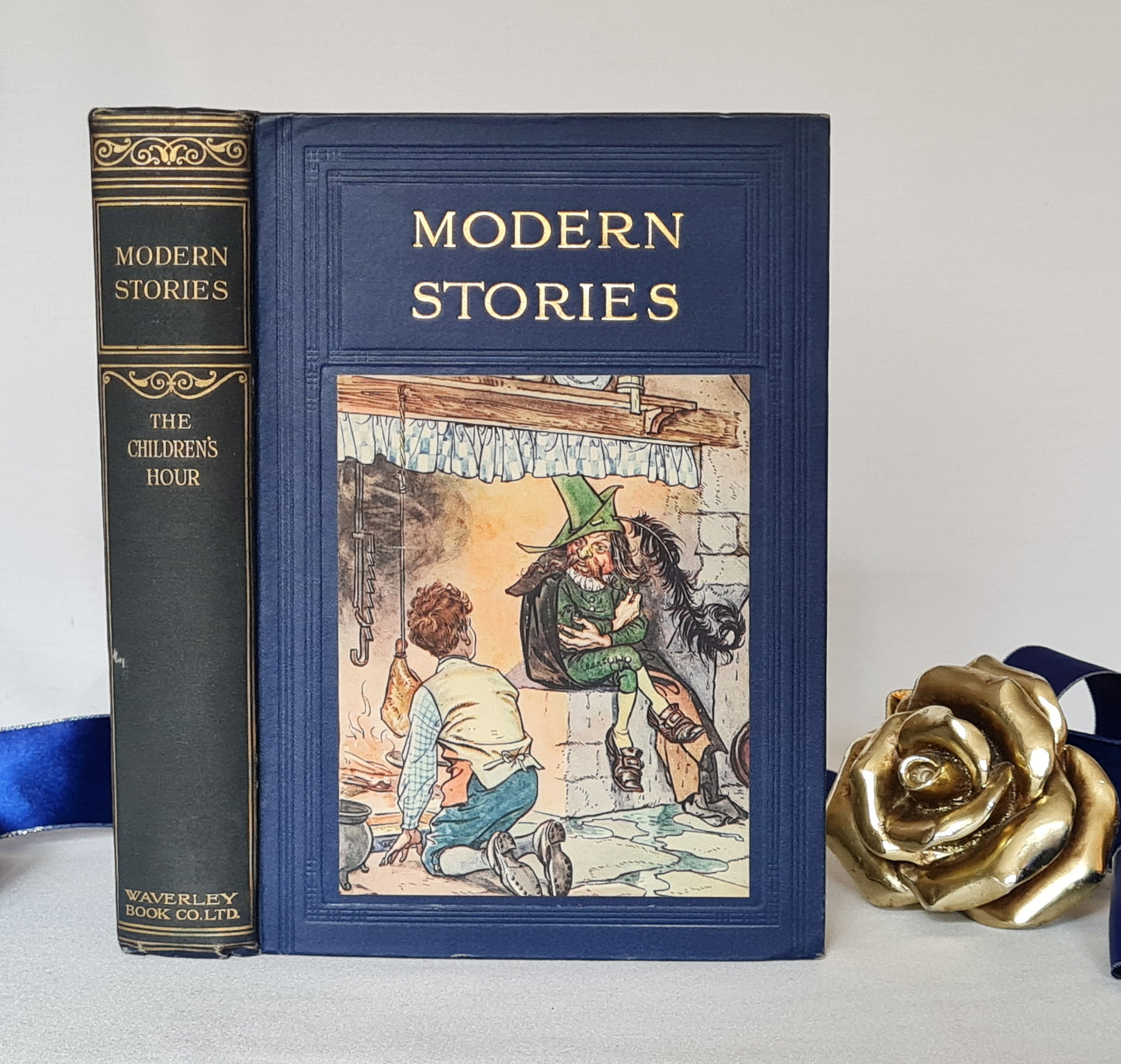 1912 Modern Stories / Beautifully Illustrated by CE Brock / Excellent Condition / Dickens; Alcott; Poe; Douglas Wiggin; Scott; Kipling etc.