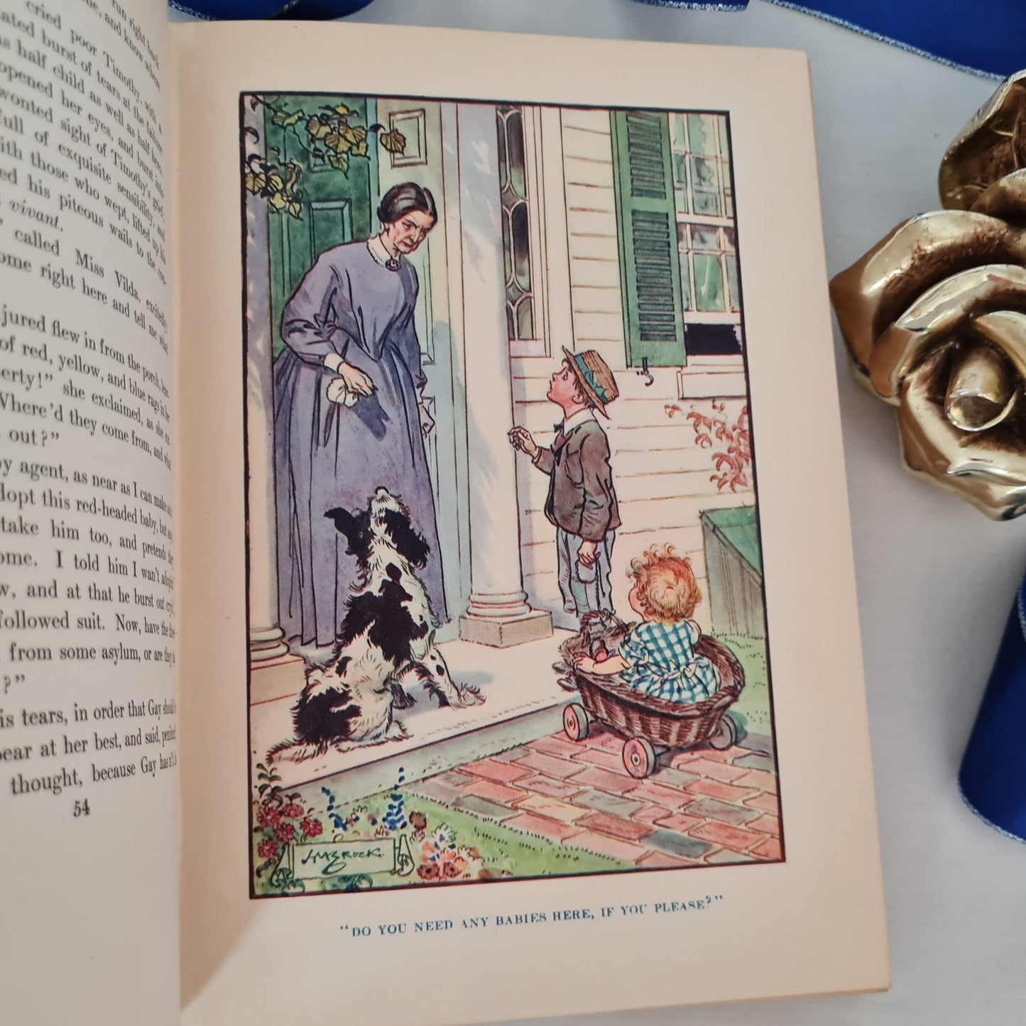 1912 Modern Stories / Beautifully Illustrated by CE Brock / Excellent Condition / Dickens; Alcott; Poe; Douglas Wiggin; Scott; Kipling etc.