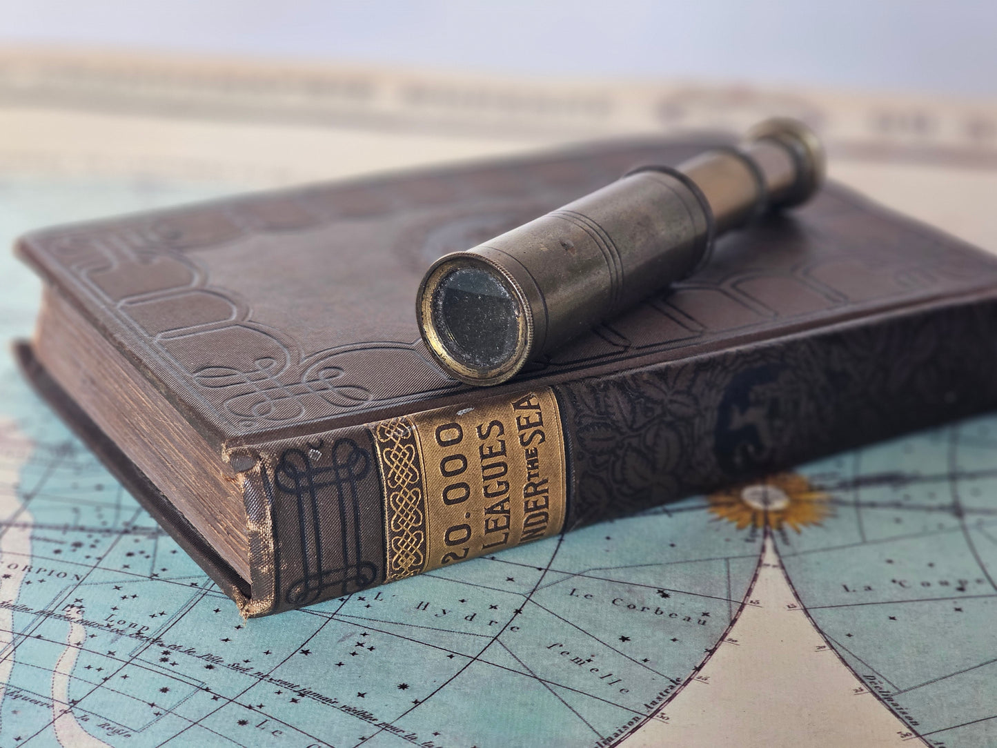 c1910 Twenty Thousand Leagues Under the Sea by Jules Verne / John W Lovell Company / With a Highly Collectable Bookplate by Hans Unger