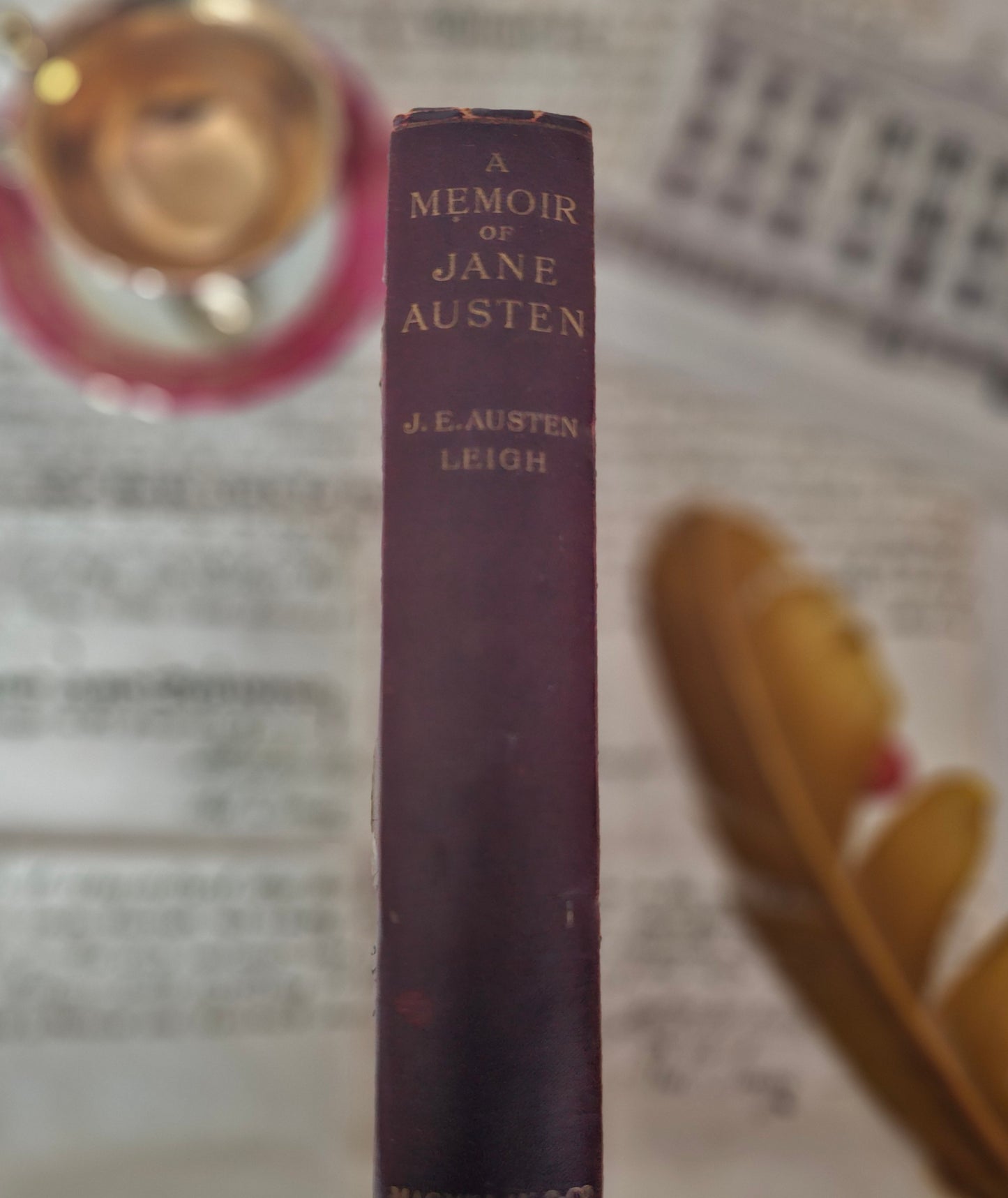 1906 A Memoir of Jane Austen by Her Nephew JE Austen Leigh / Macmillan & Co., London / Biography - Also Includes Lady Susan and The Watsons