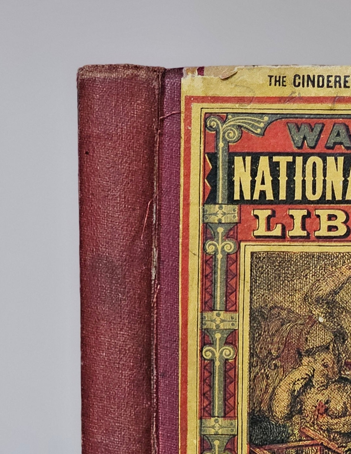 1870s Cinderella, Goldilocks etc. / SCARCE / Warne's National Nursery Library / Antique Book Around 150 Years Old / 48 Superb Colour Plates