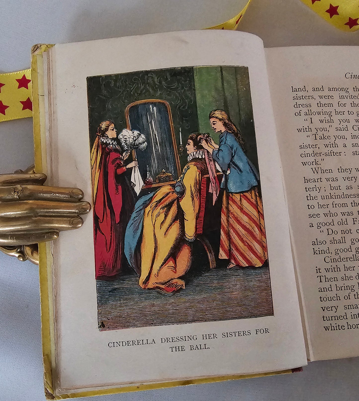 1870s Cinderella, Goldilocks etc. / SCARCE / Warne's National Nursery Library / Antique Book Around 150 Years Old / 48 Superb Colour Plates